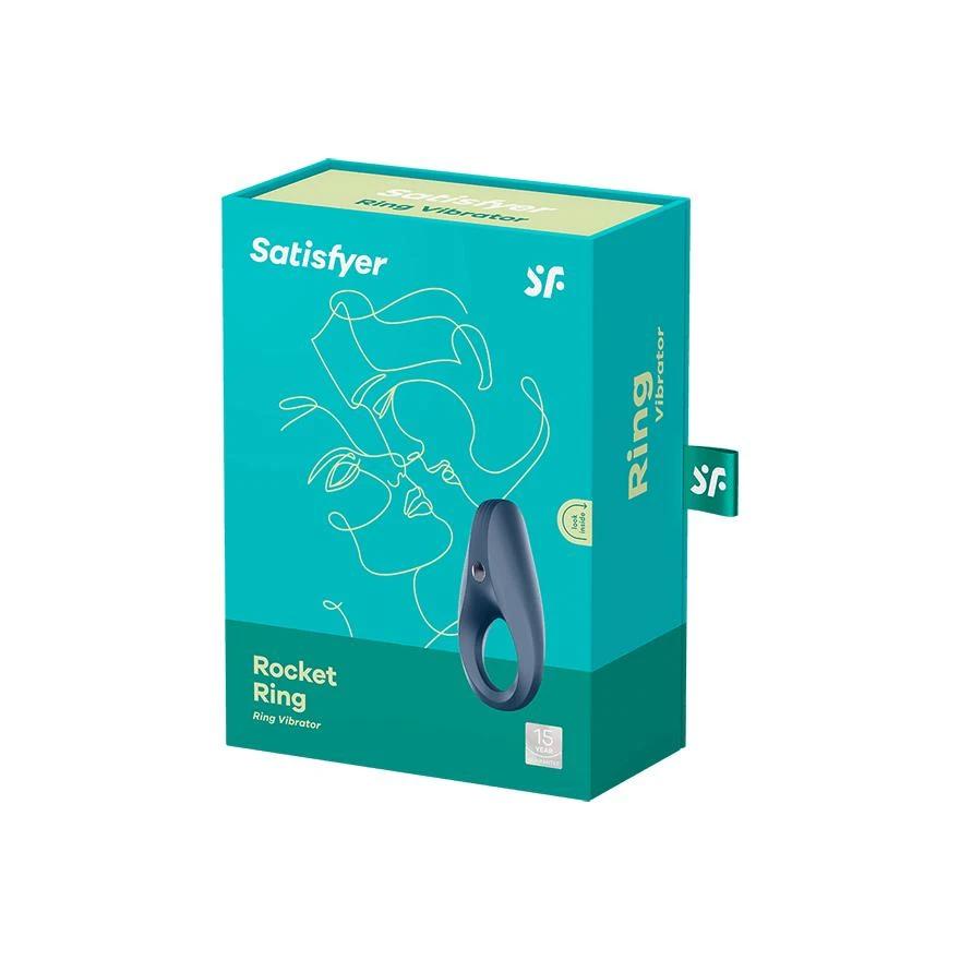 Vibruojantis žiedas Satisfyer (tamsiai mėlynas)
