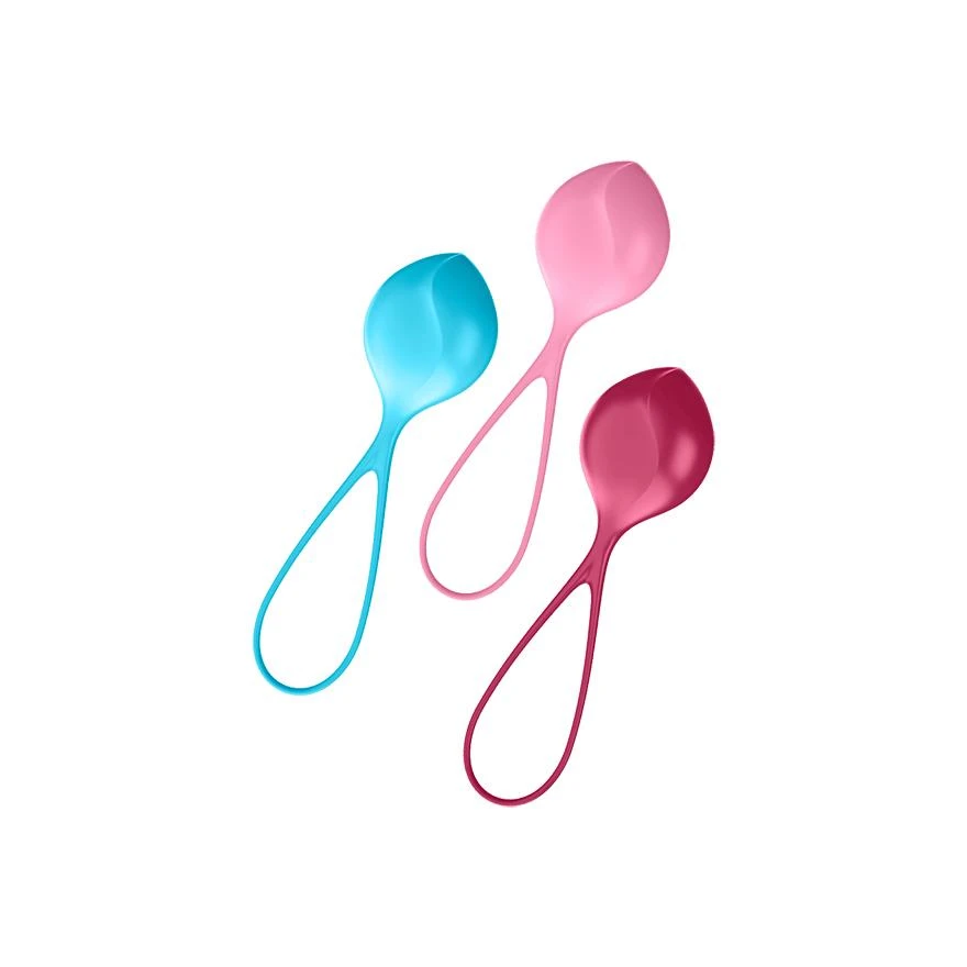„Satisfyer“ – stiprinamųjų kamuolių treniruočių rinkinys