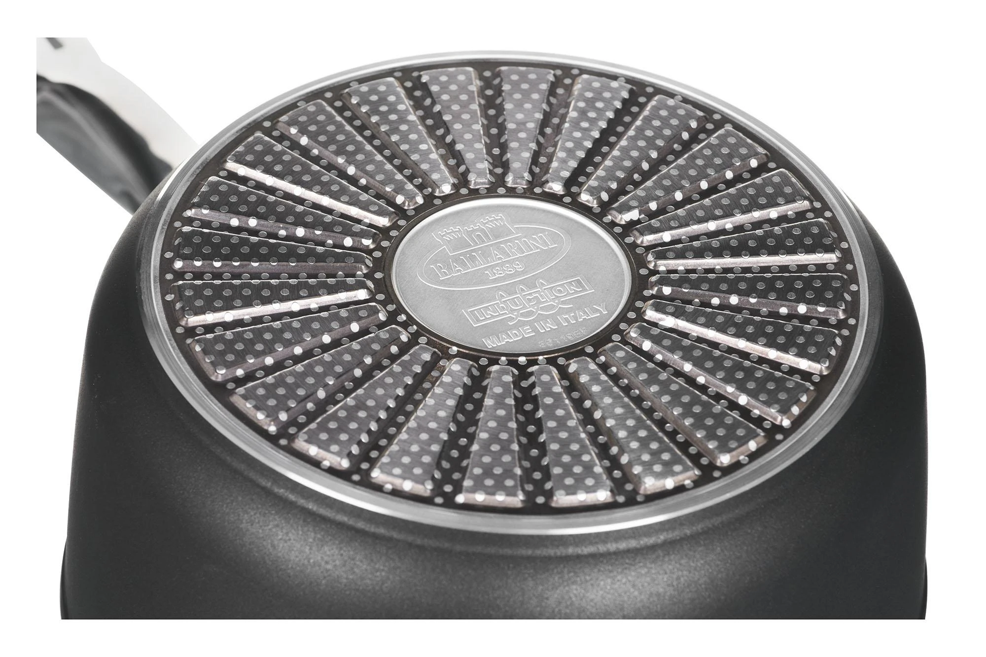 Puodas - BALLARINI Alba Titanium 1,4 L Apvalus Juodas