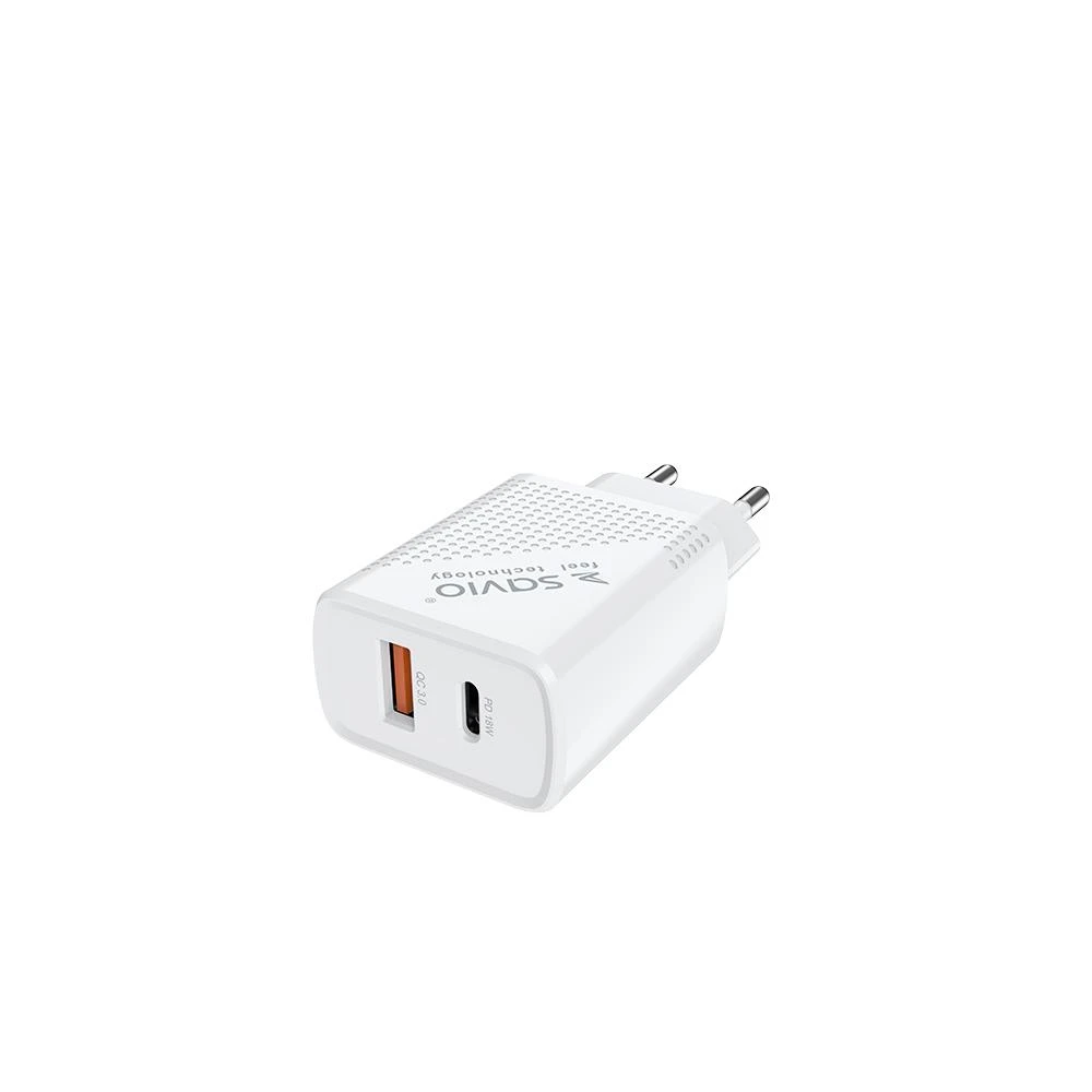 USB Įkroviklis - Savio La-04 Greitas Įkrovimas 3.0