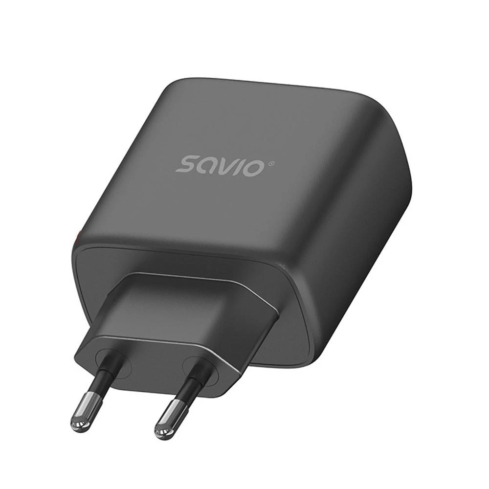 Įkroviklis - Savio La-06/b 30w PDU 3.0 Pilkas