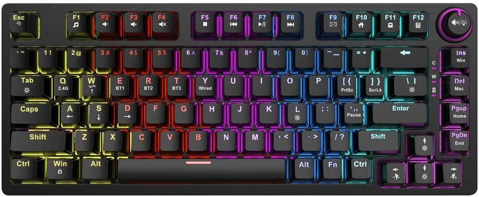 Belaidė Klaviatūra - SAVIO PHENIX Gateron Geltona Pro ABS