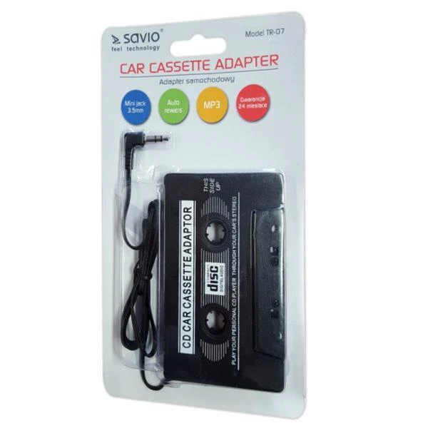 Savio TR-07 automobilinio medijos imtuvo dalis/priedas Garso kasetės adapteris