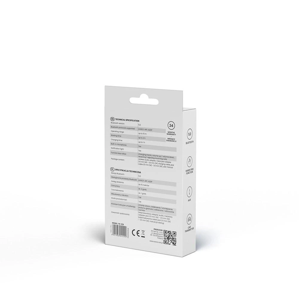 SAVIO BT 3,5 mm Bluetooth adapteris