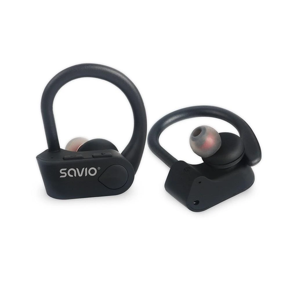 Belaidės Ausinės - Savio TWS-03 Juodos