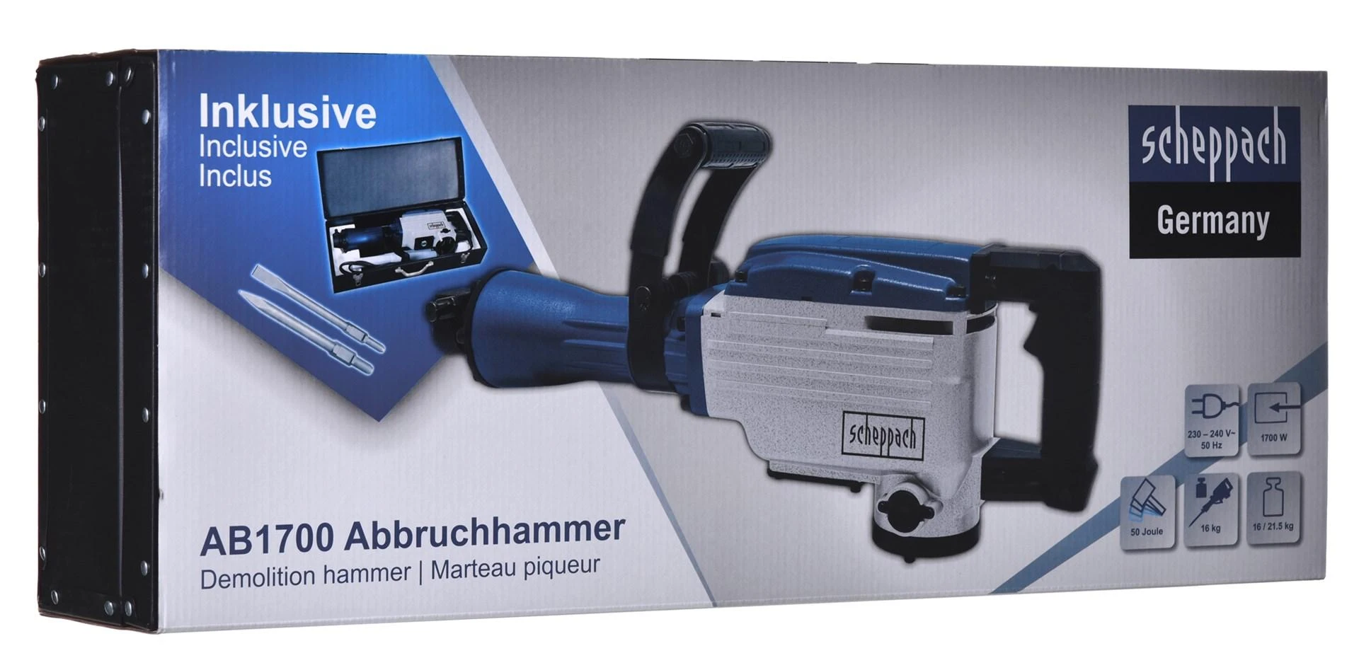 Scheppach AB1700 atskėlimo plaktukas
