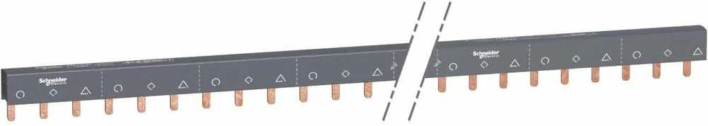 Schneider Electric Schneider Busbar 3P 100A 16mm2 kaiščiai 57 mod. - A9XPH357