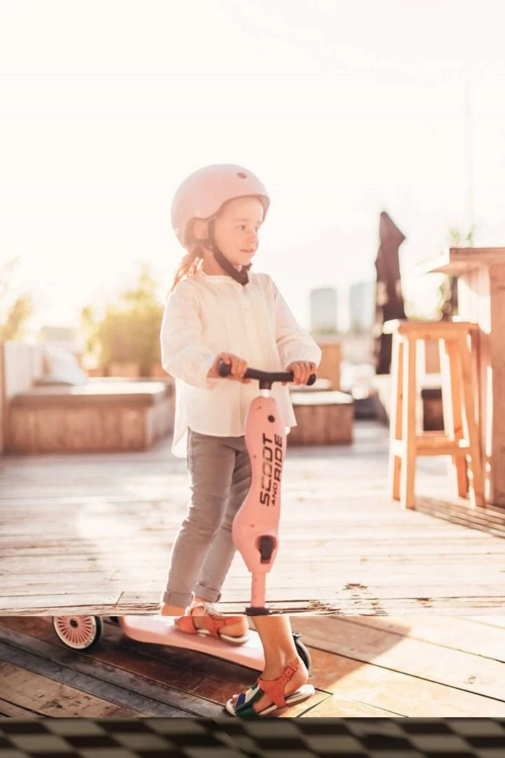 Paspirtukas - balansinis dviratukas  Scoot & Ride Highwaykick 1 2in1 Rose 96270
