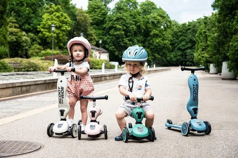 Paspirtukas - balansinis dviratukas Scoot & Ride Highwaykick 1 2in1 Forest 96269