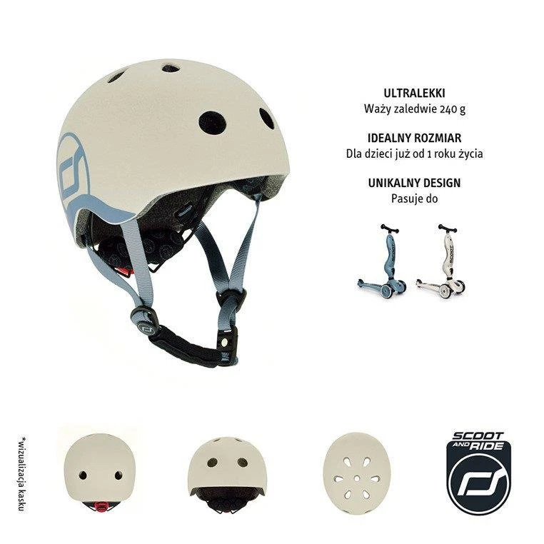 Šalmas Scoot and Ride Apsauginis šalmas - XXS/S