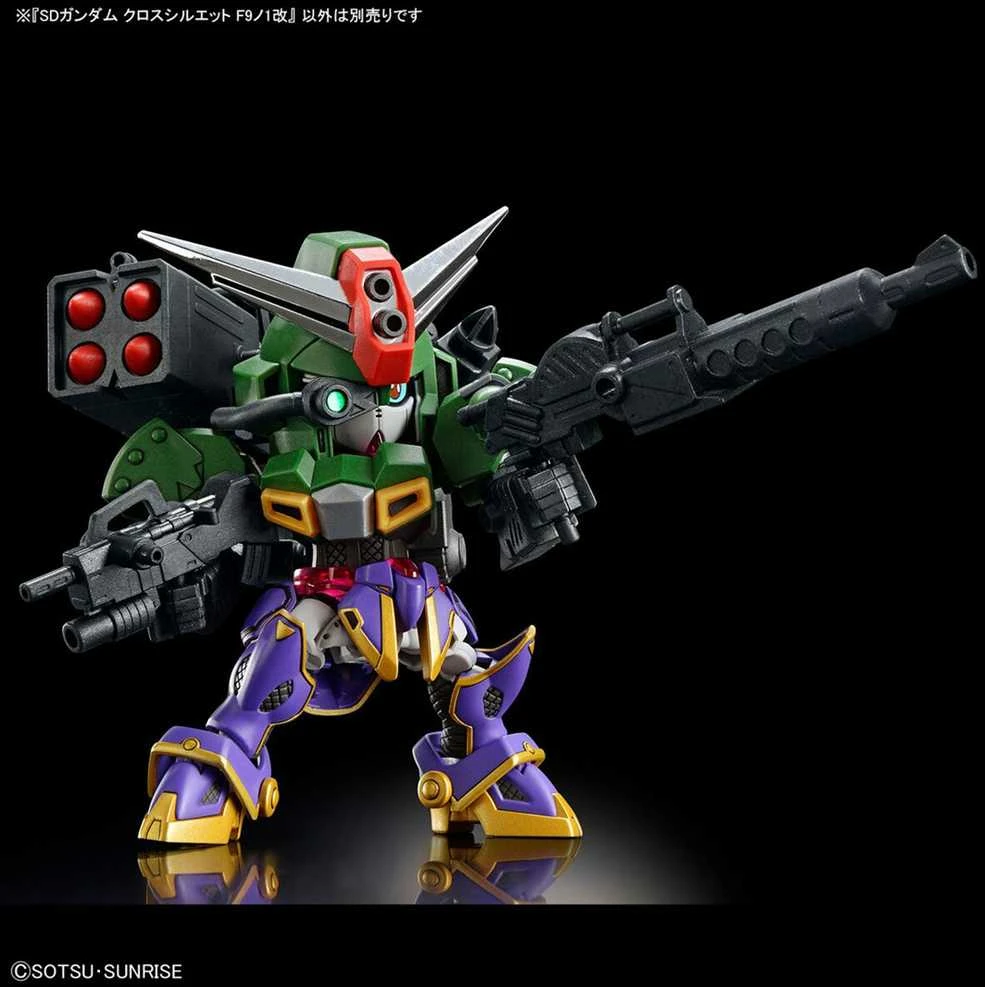 Bandai SD Gundam Cross Silhouette F-Kunoichi Kai surenkamas Gunpla modelis