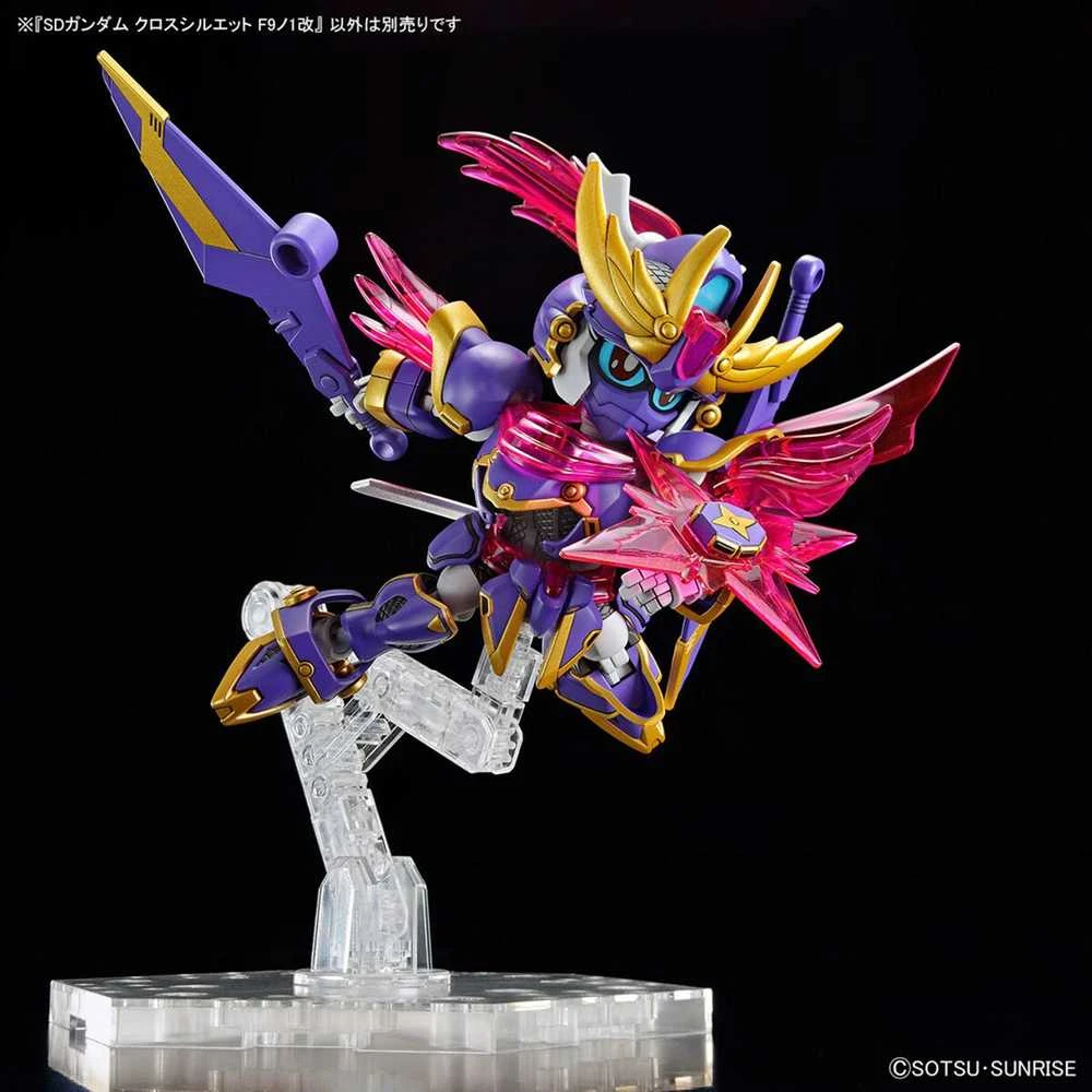 Bandai SD Gundam Cross Silhouette F-Kunoichi Kai surenkamas Gunpla modelis