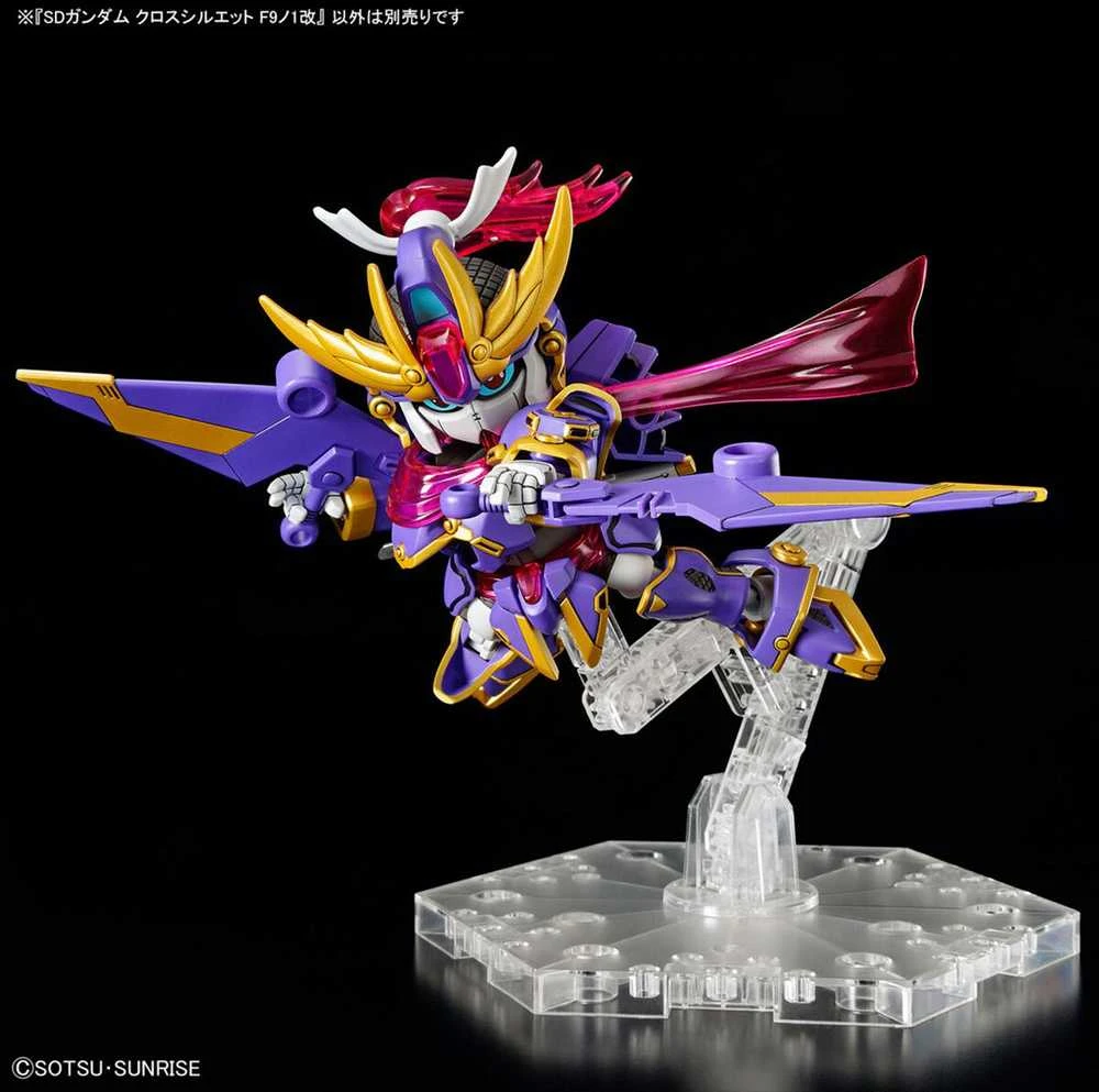 Bandai SD Gundam Cross Silhouette F-Kunoichi Kai surenkamas Gunpla modelis