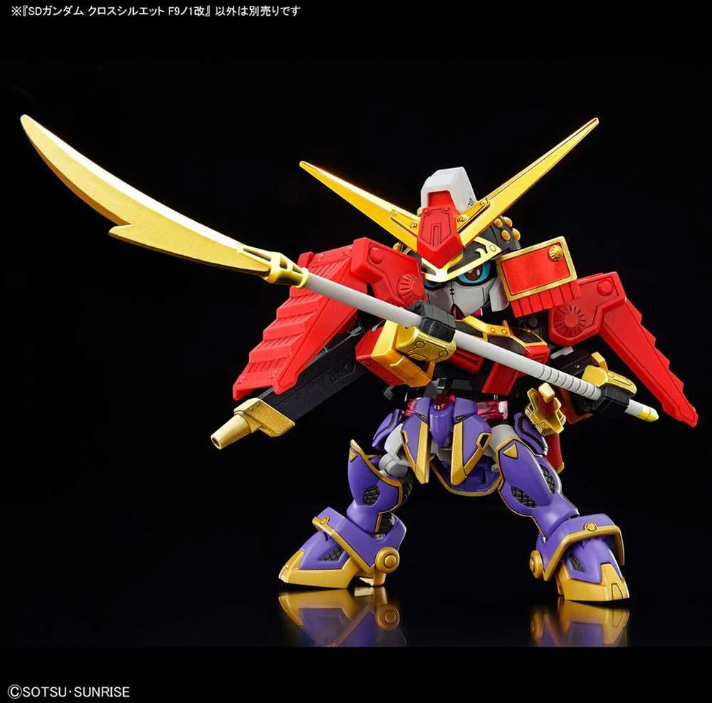 Bandai SD Gundam Cross Silhouette F-Kunoichi Kai surenkamas Gunpla modelis