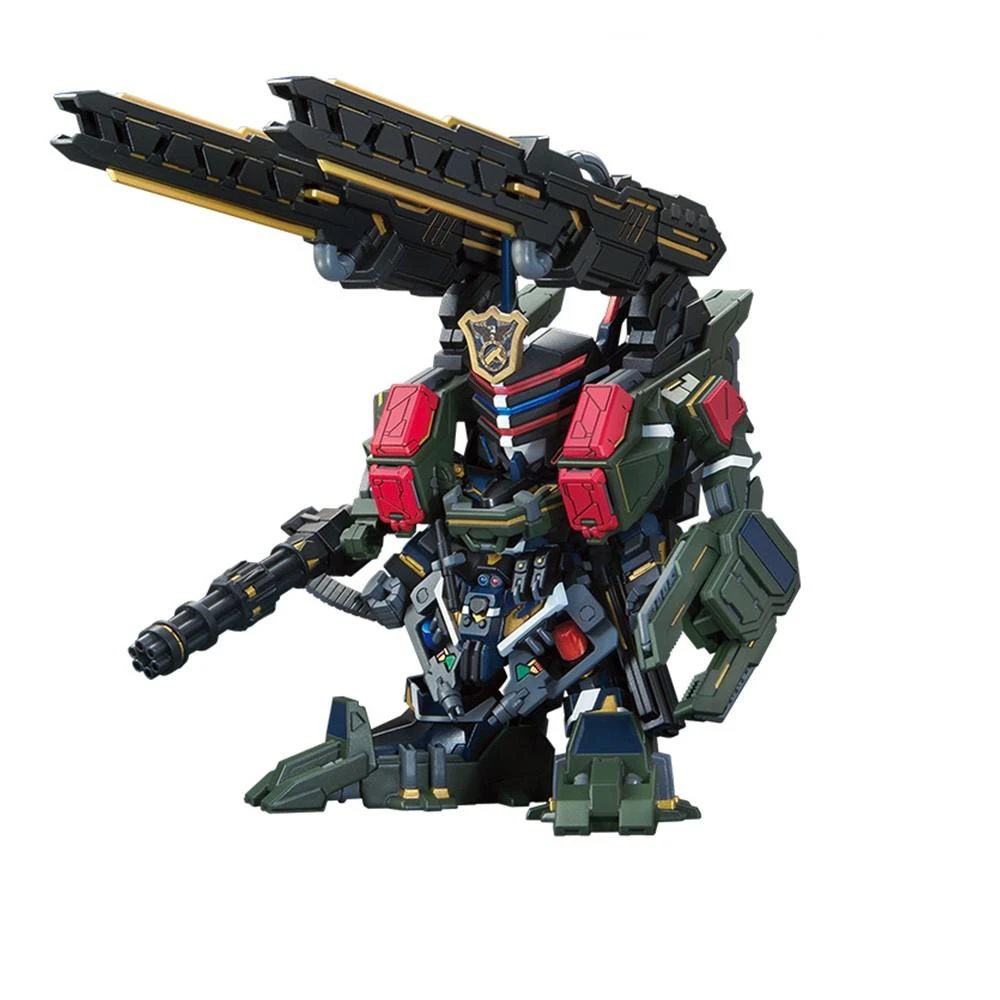 Bandai SDW Heroes Sergeant Verde Buster Gundam DX – surenkamas Gunpla rinkinys