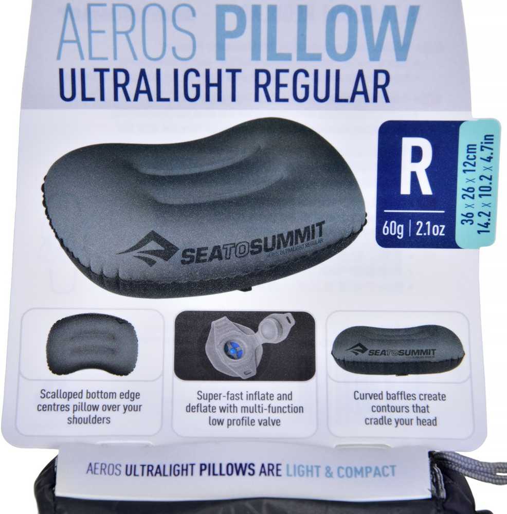 Pagalvė Sea To Summit Aeros Ultralight Pillow Regular (Pilka)