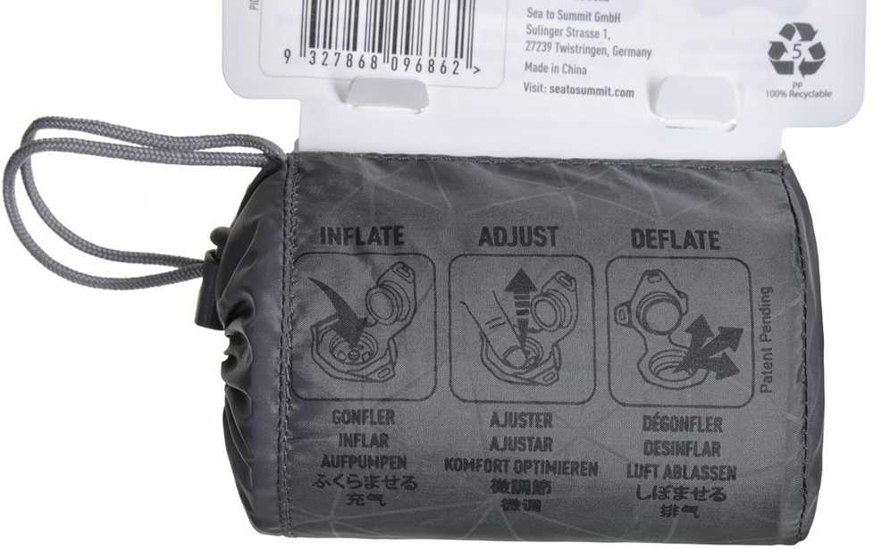 Pagalvė Sea To Summit Aeros Ultralight Pillow Regular (Pilka)