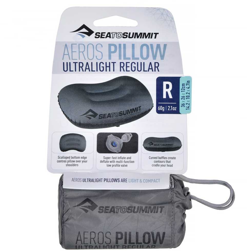Pagalvė Sea To Summit Aeros Ultralight Pillow Regular (Pilka)