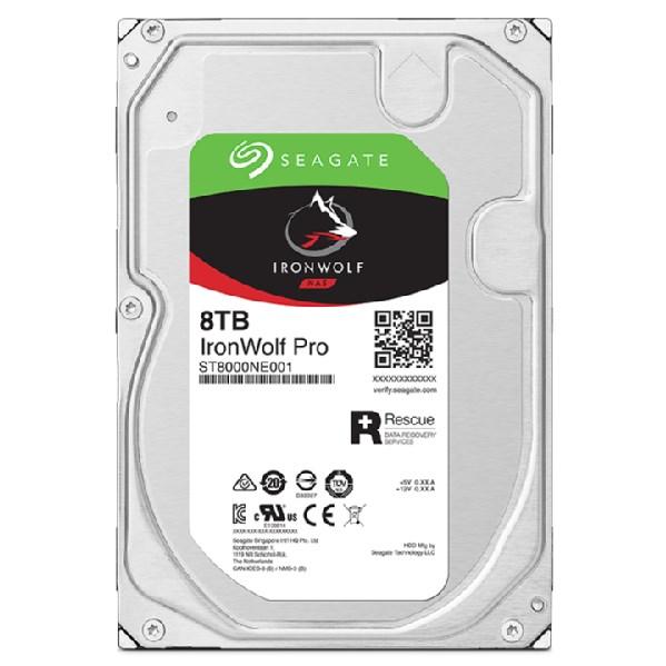 Seagate IronWolf Pro ST8000NT001 vidinis kietasis diskas 3,5" 8 TB Serial ATA III