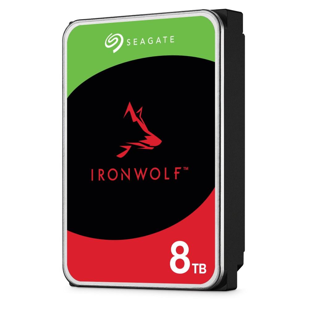 Seagate IronWolf vidinis kietasis diskas 8 TB 256 MB 3.5" Serial ATA III (ST8000VN004)