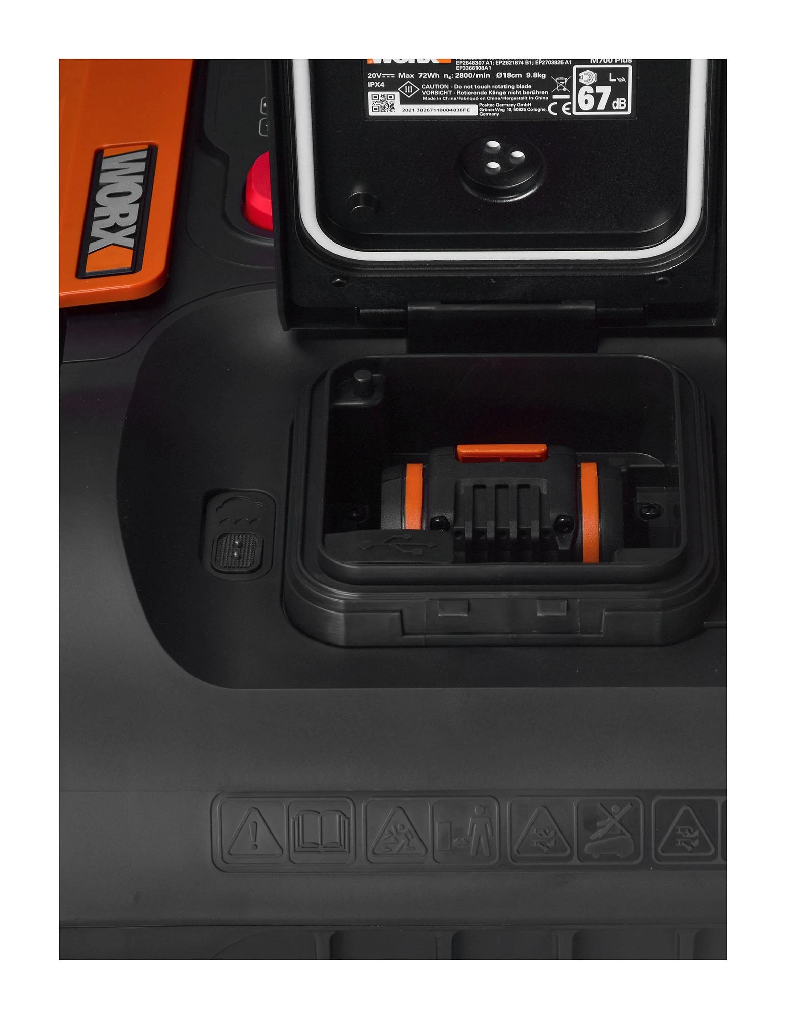Robotas vejapjovė Worx Landroid M700 Plus