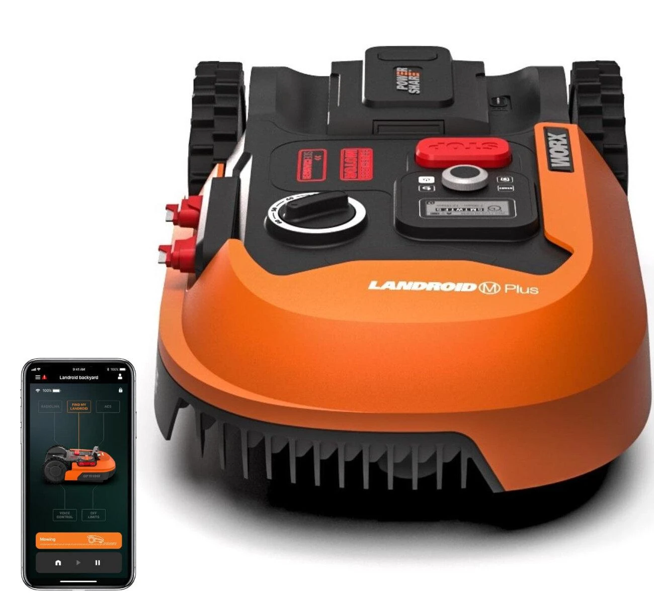 Robotas vejapjovė Worx Landroid M500 Plus WR165E