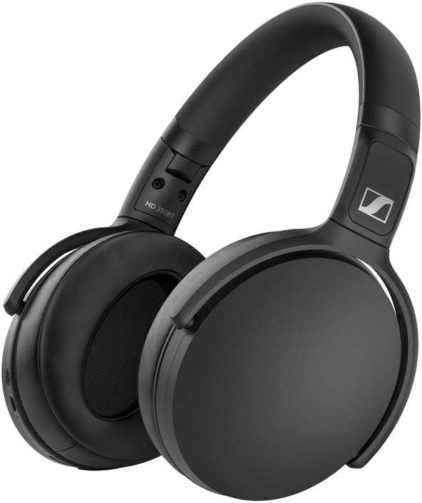 Belaidės ausinės Sennheiser HD 350BT, Bluetooth, aptX Low Latency, juodos |  Varle.lt