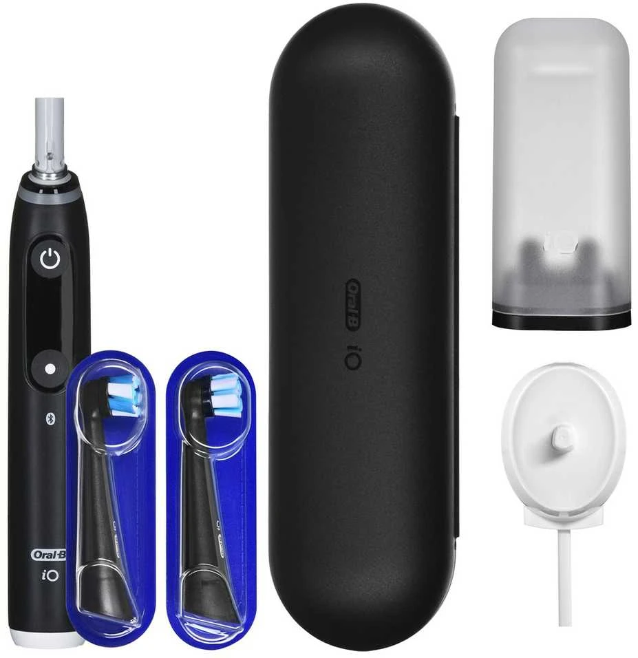 Braun iOM6.1B6.3DK Oral-B iO6 Elektrinis Dantų Šepetėlis Juodas Onyx