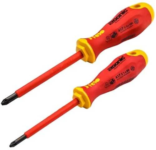 Felo dviejų atsuktuvų rinkinys Ergonic VDE plus/minus Z1/Z2 (FL41792191)