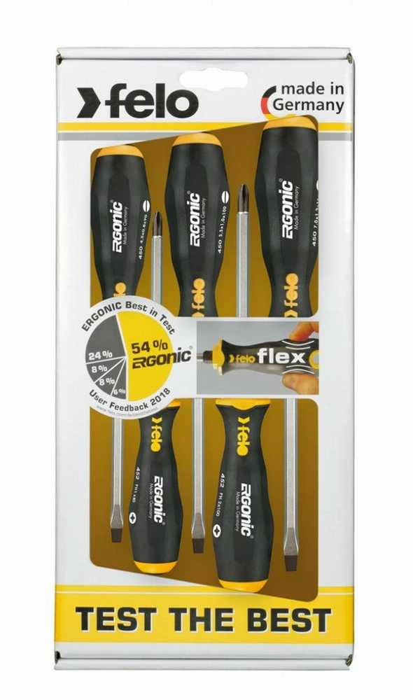 Felo 5 FELO Ergonic atsuktuvų rinkinys [5 vnt.] smūgiams