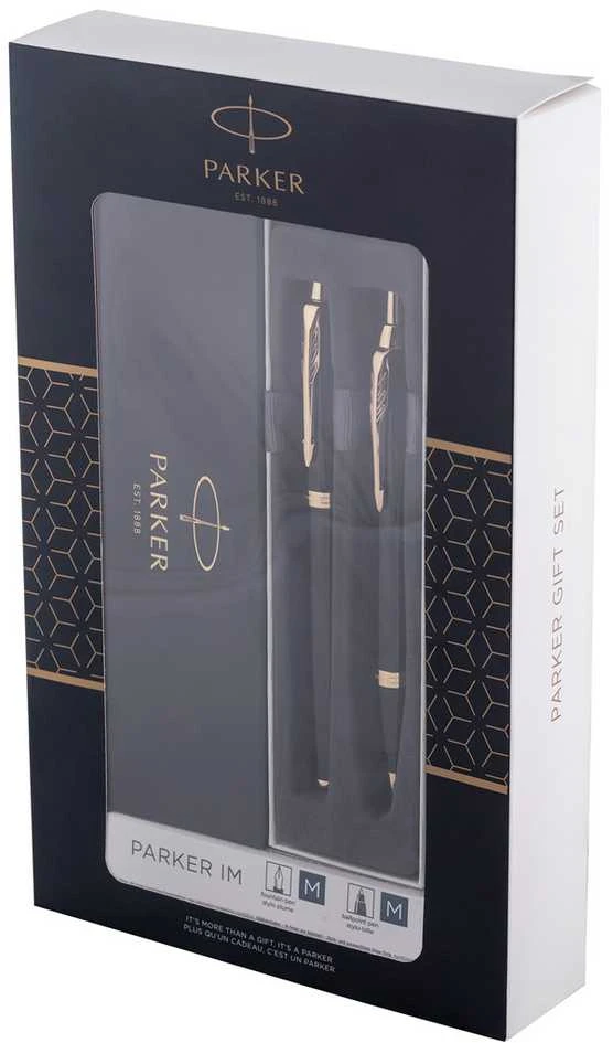 Parker Rinkinys: Plunksnakotis + Tušinukas IM Juodas GT - 2093216