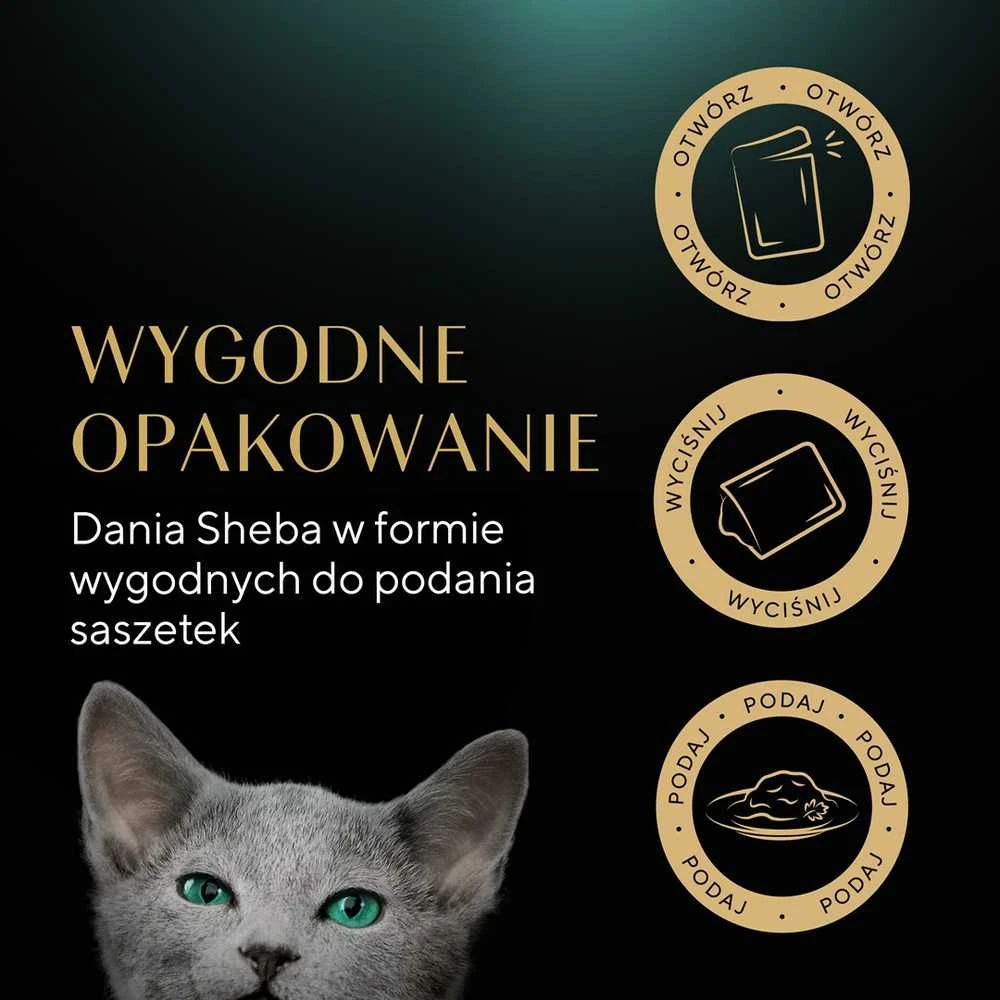 Drėgnas Kačių Maistas - Sheba Kačiukų Skonių Pasirinkimas Su Padažu