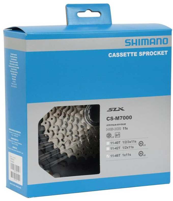 Galinis žvaigždžių blokas Shimano SLX CS-M7000 11-speed-11-46T