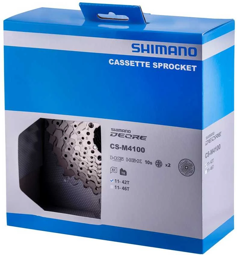 Galinis žvaigždžių blokas Shimano DEORE CS-M4100 10-speed-11-42T