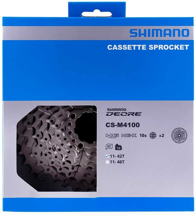 Galinis žvaigždžių blokas Shimano DEORE CS-M4100 10-speed-11-42T
