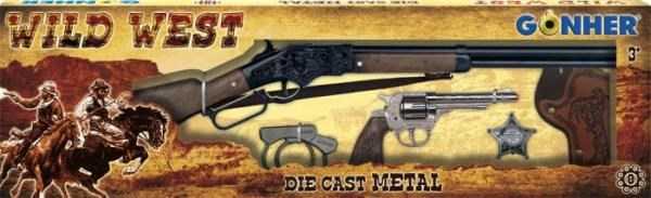 Pulio Gonher Guns GONHER rinkinys kaubojaus ginklų WILD-WEST, 498/0