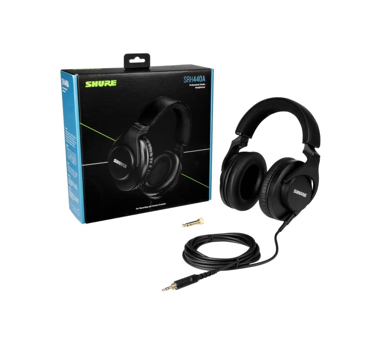 Shure SRH440A-EFS ausinės, juodos spalvos