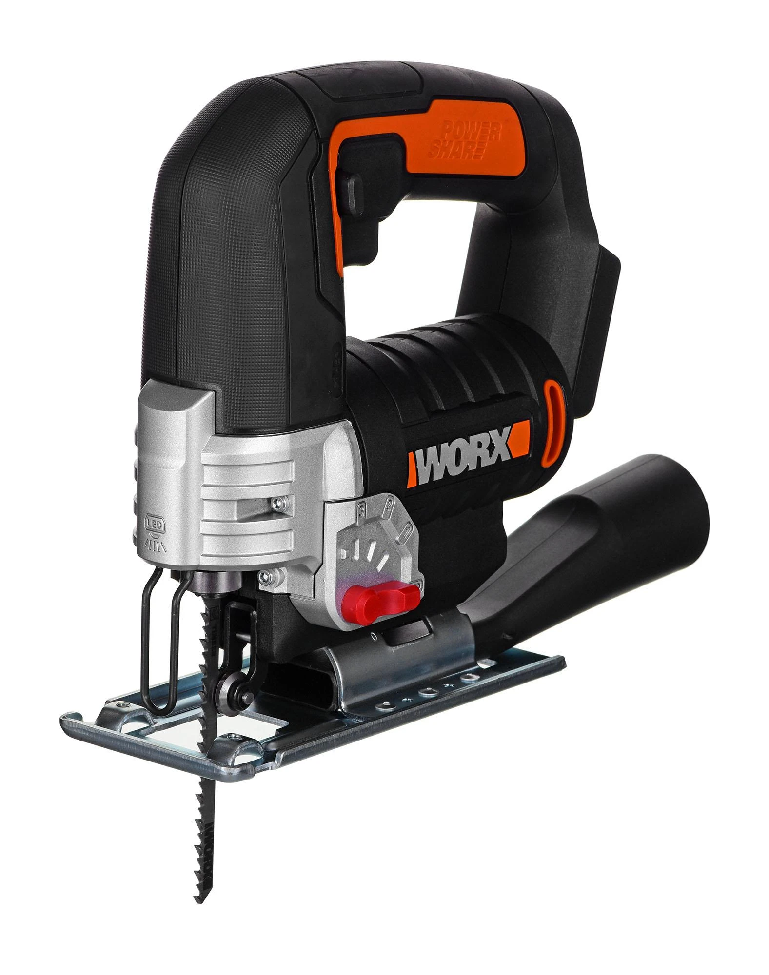 Siaurapjūklis WORX WX543.9 (be akum.)