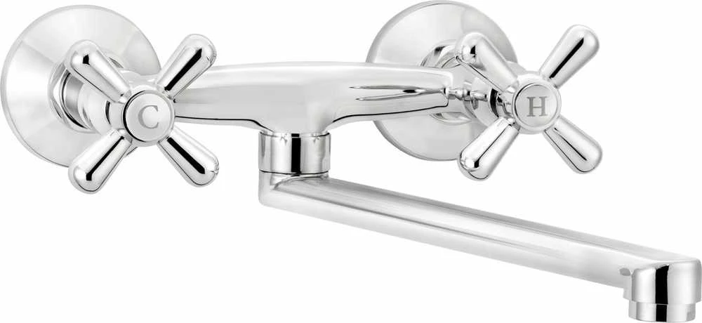 Sieninis virtuvinis maišytuvas Deante Symetrio BOS_080D, Chrome