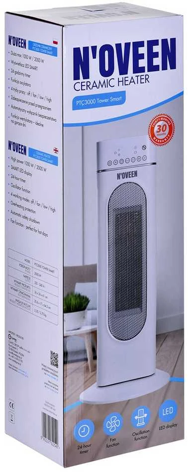 Elektrinis Šildytuvas - NOVEEN PTC3000 Bokštinis Išmanusis