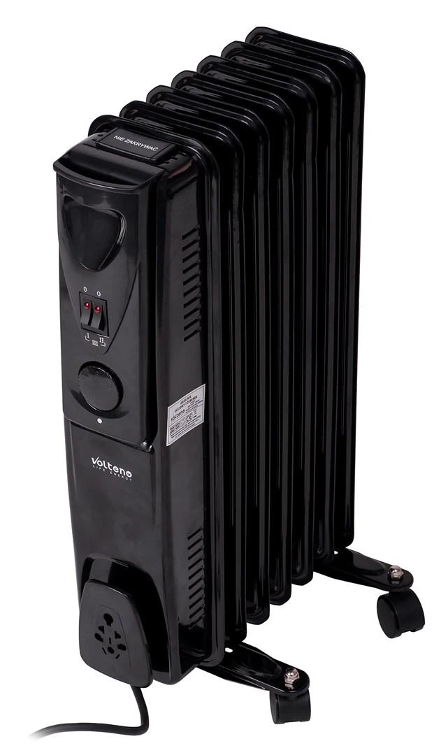 Volteno GRZEJNIK OLEJOWY 7-ŻEBEREK 1500W JUODA