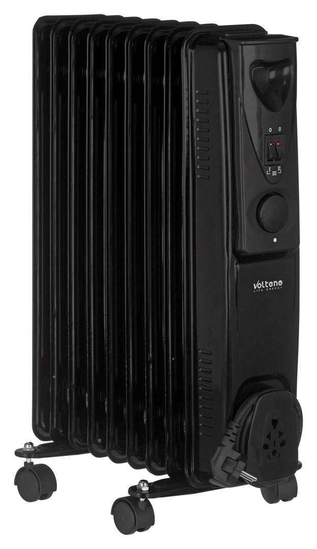 Volteno GRZEJNIK OLEJOWY 9-ŻEBEREK 2000W JUODA