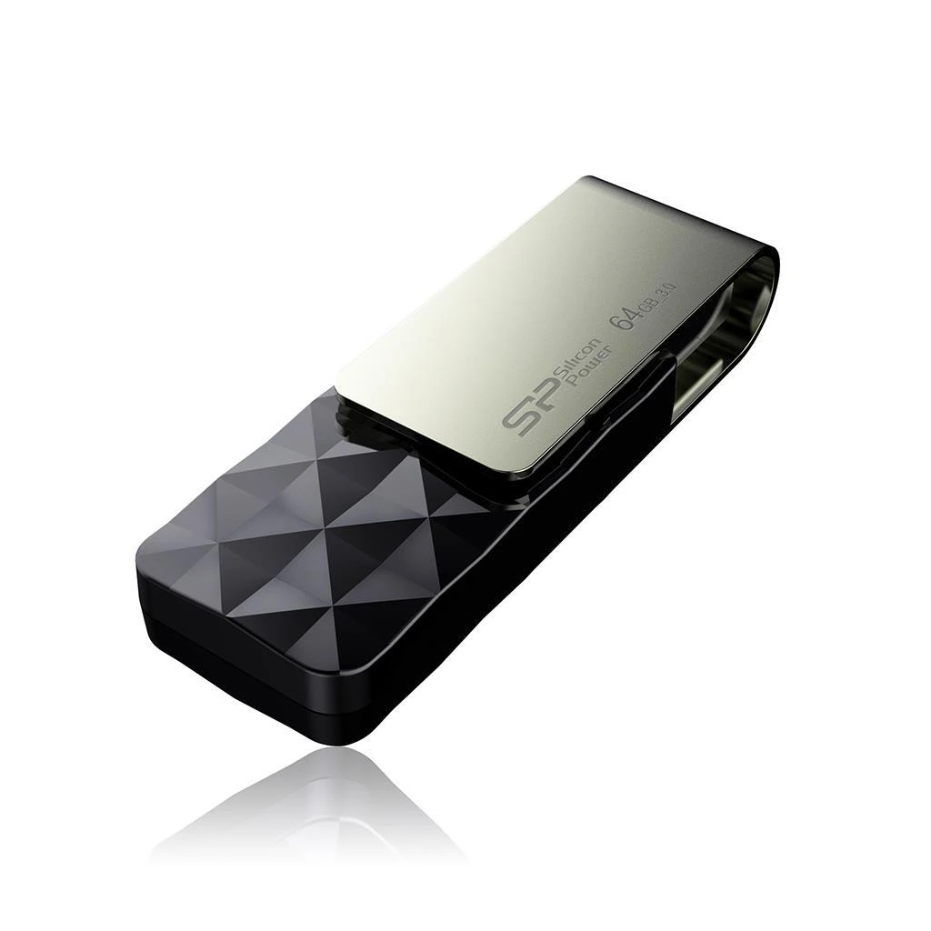 Silicon Power | Blaze B30 | 64 GB | USB A tipo | Juodas