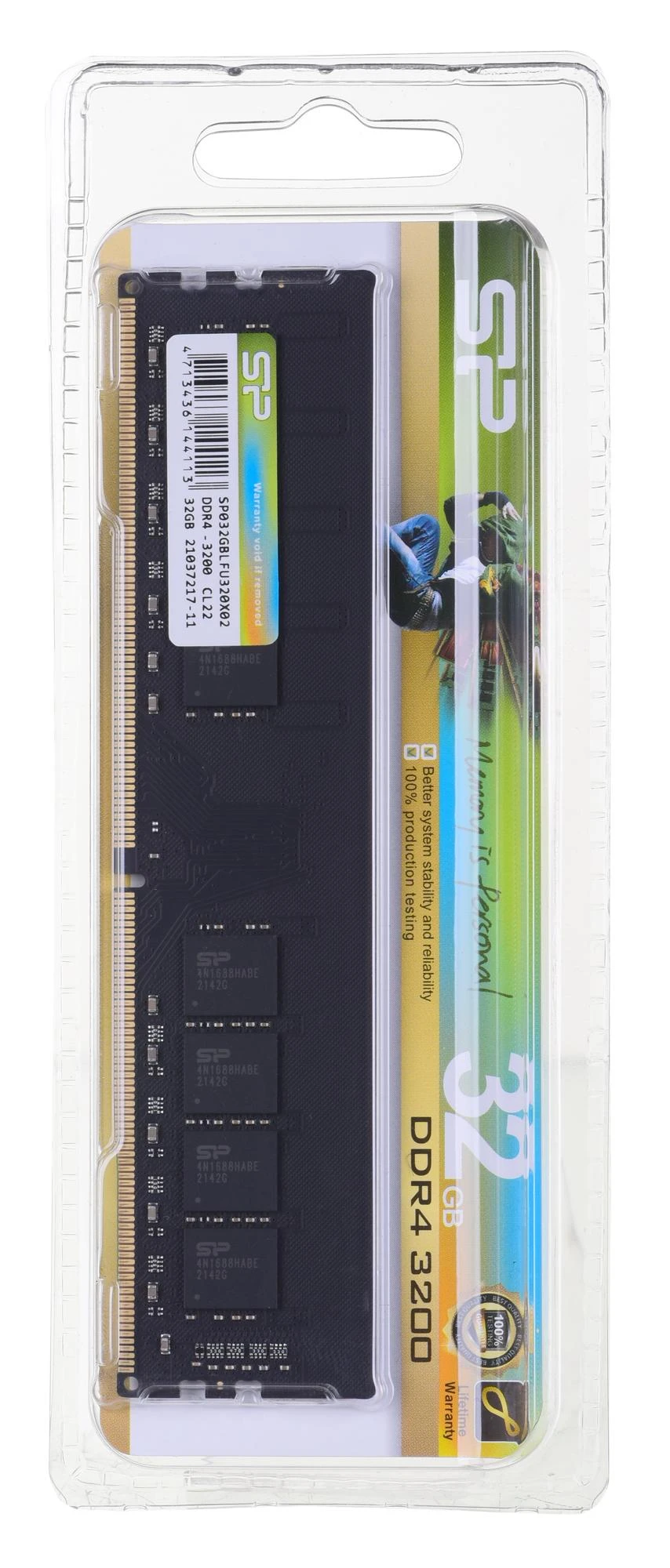 RAM SILICON POWER COMPUTER & COMMUNICAT SILICON POWER DDR4 32GB 3200MHz CL22 UDIMM