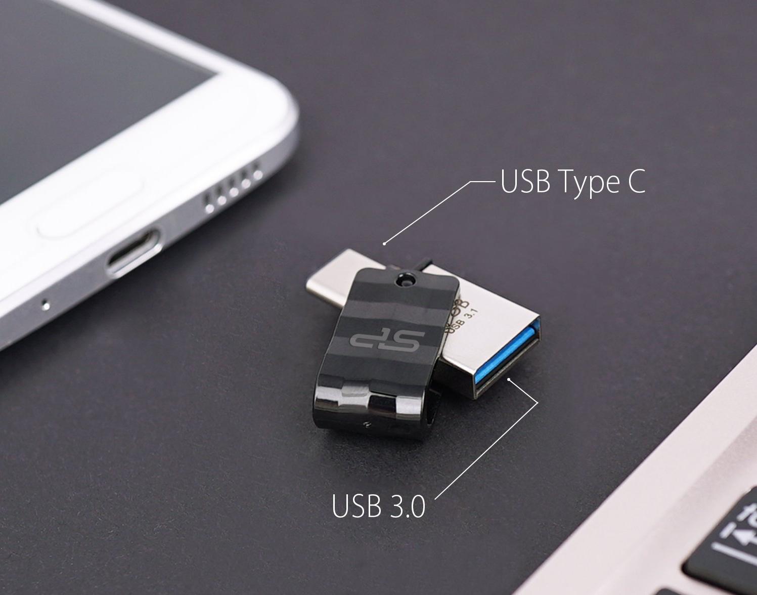 Pendrive Silicon Power Mobile C31, 64 GB (SP064GBUC3C31V1K)