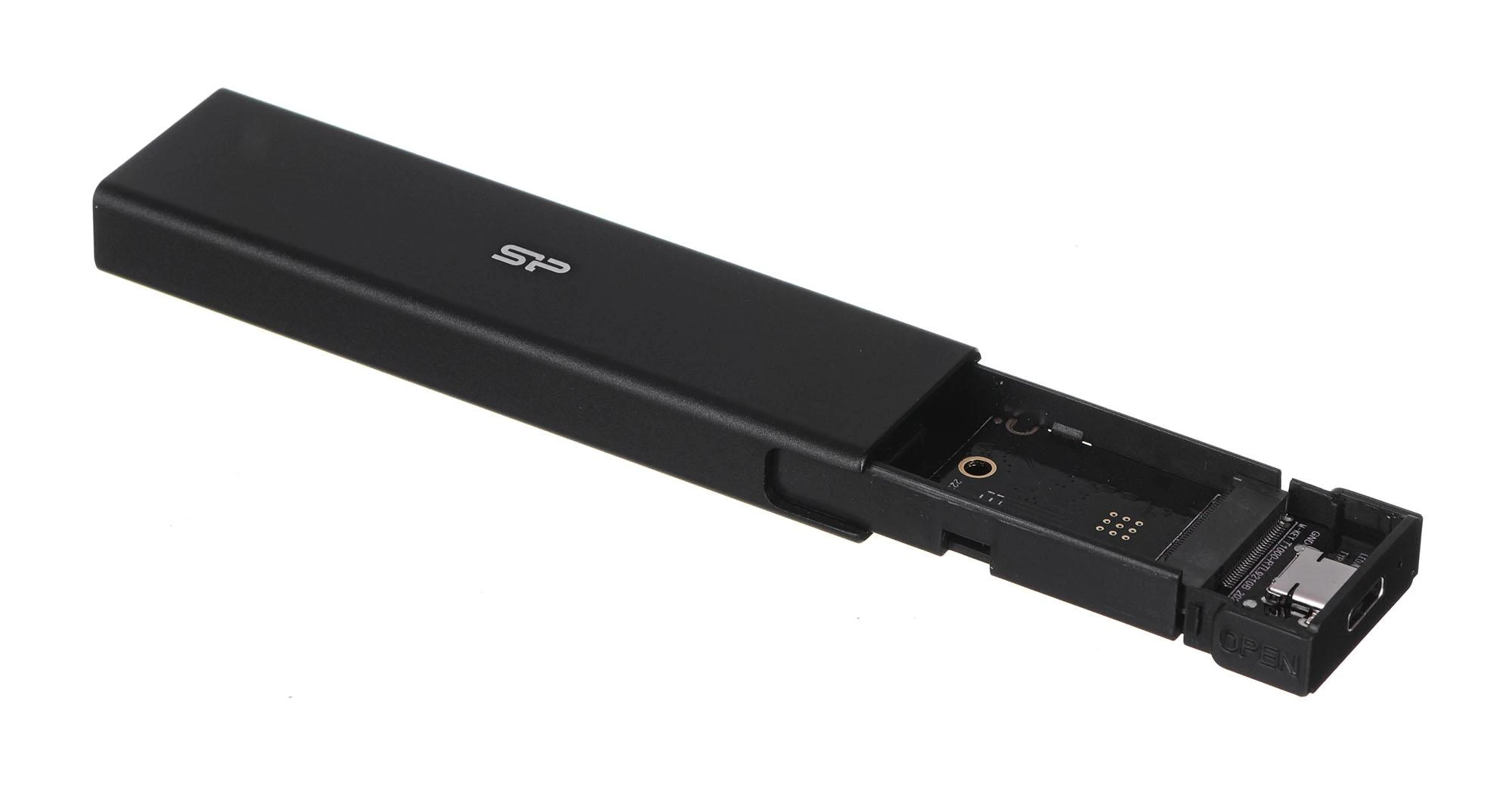 SILICON POWER KOMPIUTERIS IR COMMUNICAT SILICON POWER Išorinis M.2 NVMe/SATA SSD dėklas PD60 USB 3.2 Type-C