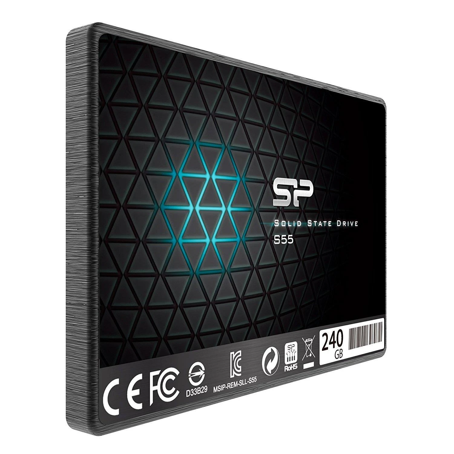 Silicon Power | Slim S55 | 240 GB | Solid-state drive sąsaja SATA | Skaitymo greitis 550 MB/s | Rašymo greitis 450 MB/s