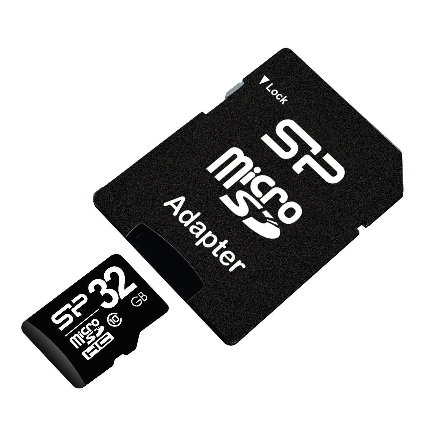 Silicon Power | 32 GB | Micro SDHC | Flash atminties klasė 10 | SD adapter