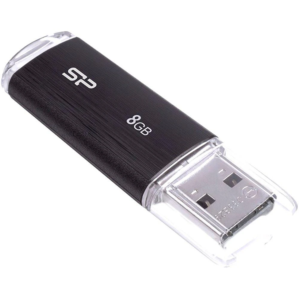 Silicon Power | Ultima U02 | 8 GB | USB Type-A | Juodas