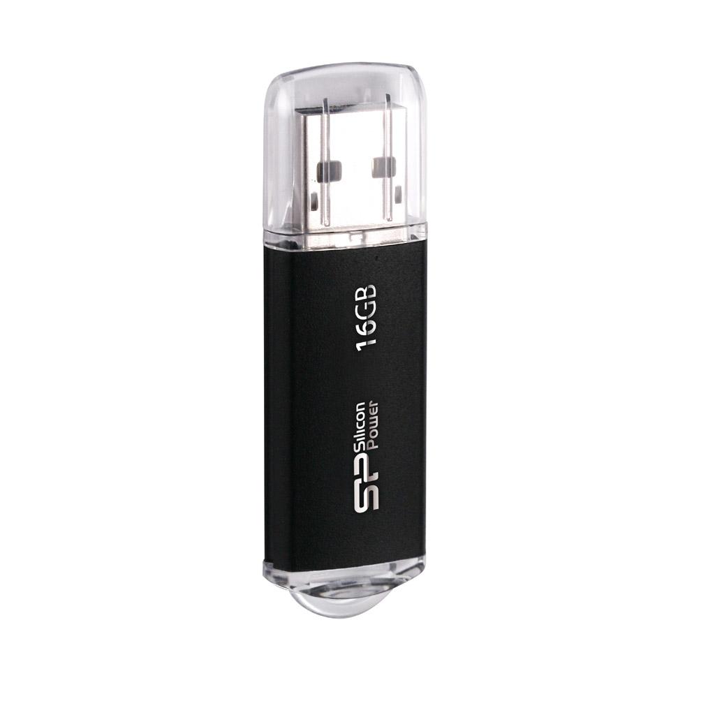 SILICON POWER KOMPIUTERIŲ IR RYŠIO ĮRENGINYS SILICON POWER atmintinė USB Ultima II I-series 16 GB USB 2.0 Juodas